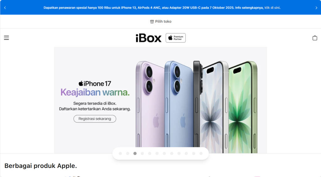 Ibox Website Registrasi Pre-order iPhone 17 Dibuka di Indonesia, Begini Cara ...