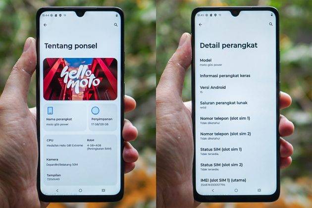 Inilah Motorola Moto G06 Power, HP Sejutaan Berbaterai 7.000 MAh