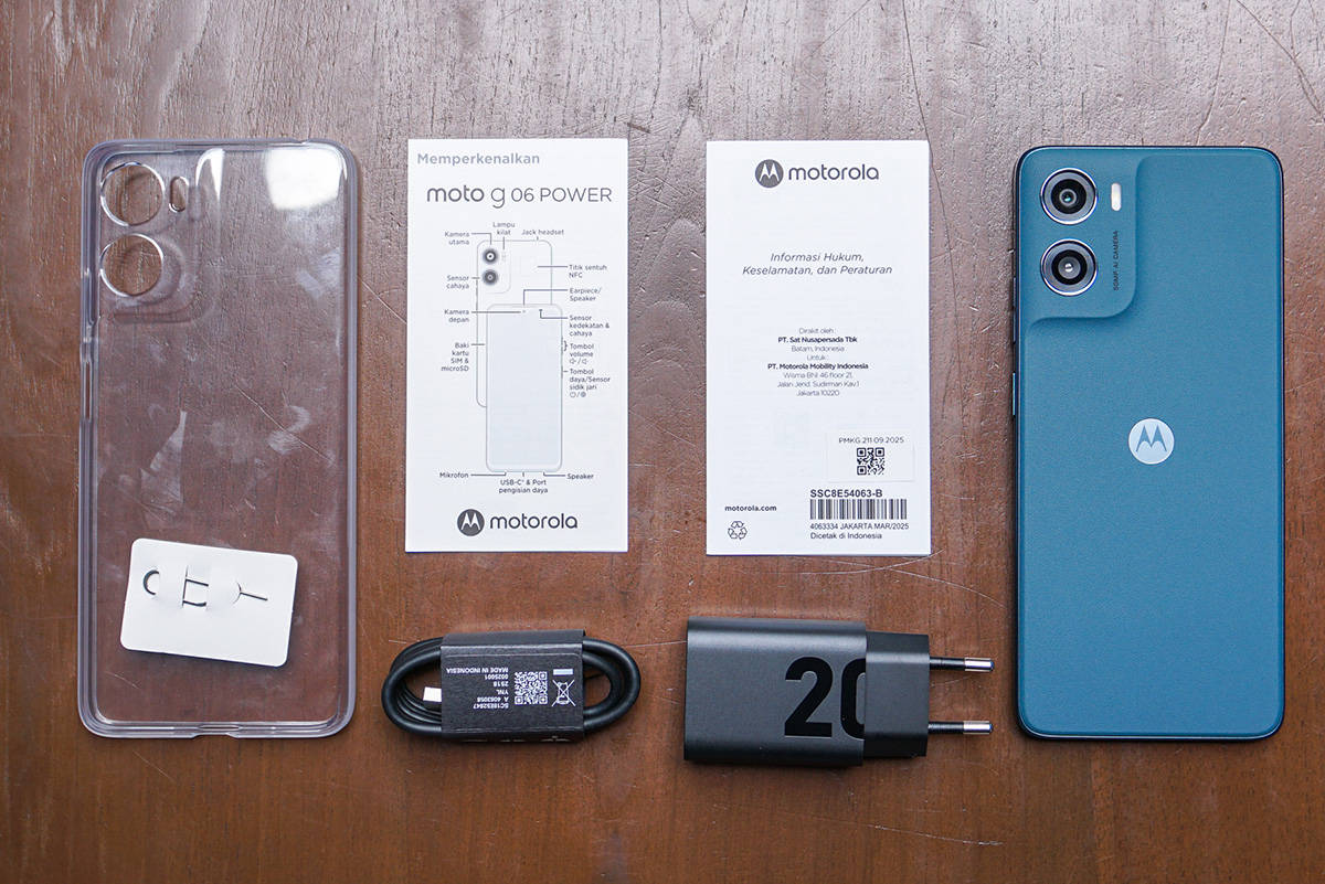 Inilah Motorola Moto G06 Power, HP Sejutaan Berbaterai 7.000 MAh