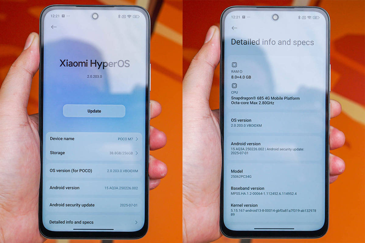 Tampilan HP Baterai 7.000 MAh Poco M7, Mulai Dijual Hari Ini