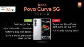 Review Tecno Pova Curve 5G: Tampil Gaya dengan Fitur Melimpah