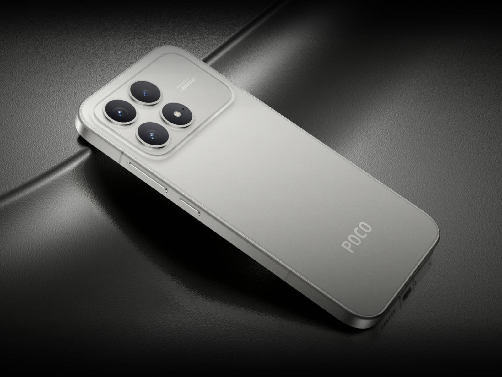 Poco F8 Pro varian Titanium Silver.