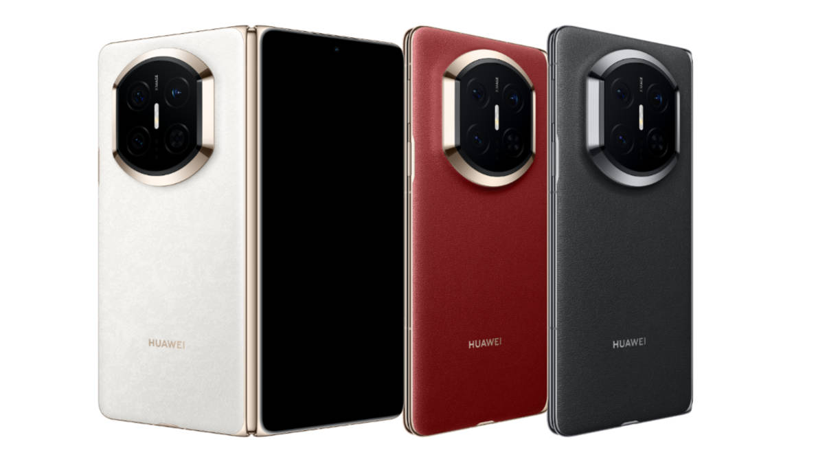 Dari kiri ke kanan: Brocade White, Nebula Red, Black.