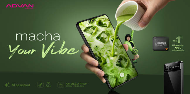 Advan Macha 5G Rilis di Indonesia, HP Dimensity 7060 Pertama Advan Matcha 5G Rilis di Indonesia, HP Dimensity 7060 Pertama
