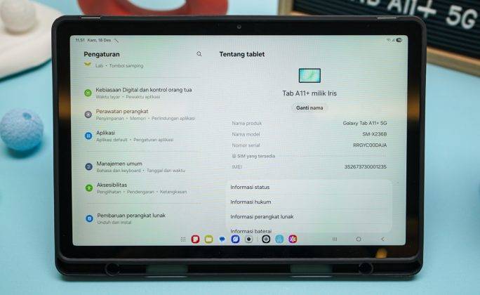 Lebih Dekat dengan Galaxy Tab A11 Plus, Tablet 11 Inci Berharga Terjangkau