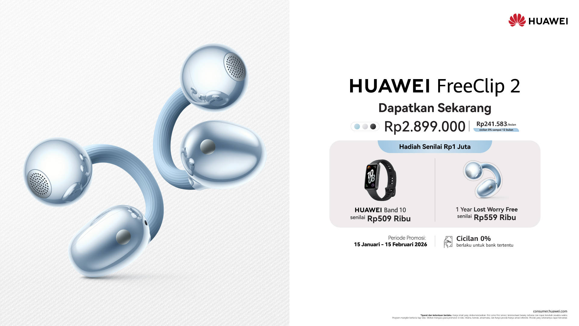 HUAWEI FreeClip 2