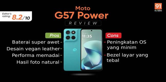 Review Moto G57 Power: Ponsel Murah dengan Baterai Awet Review Moto G57 Power: Ponsel Murah dengan Baterai Awet
