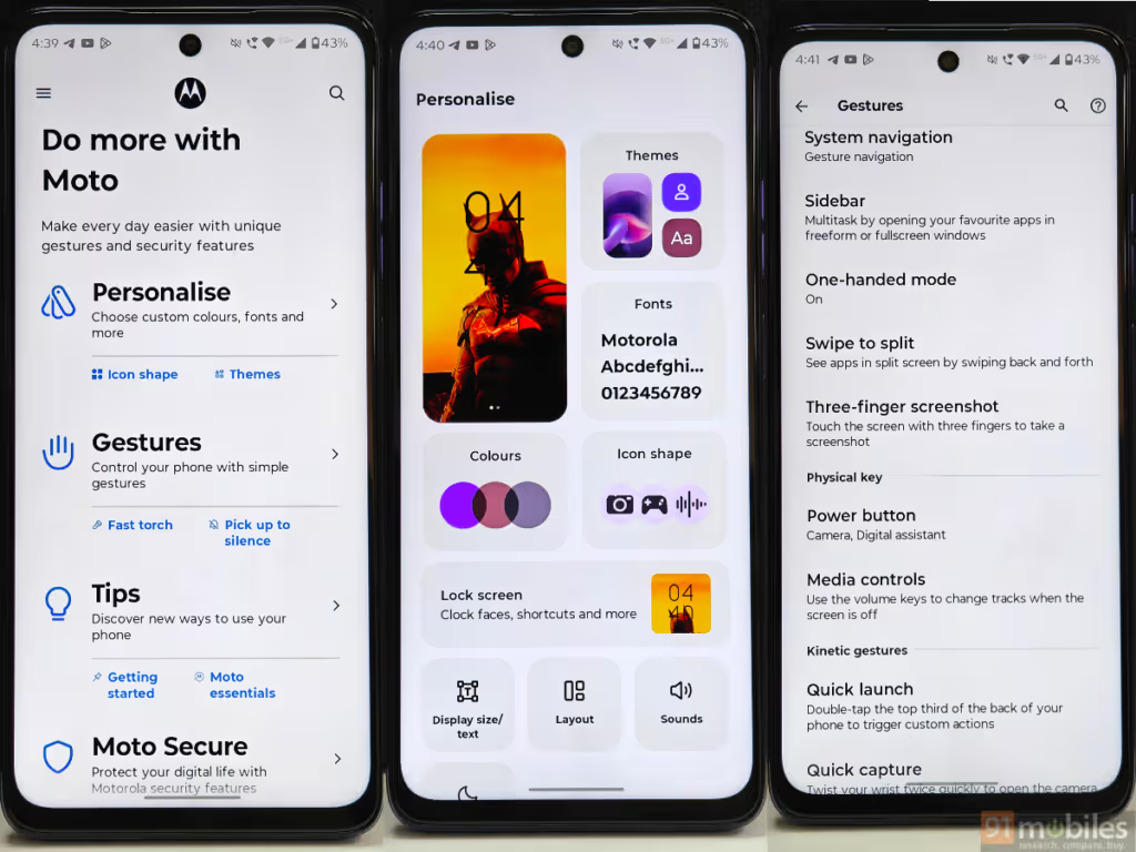 Moto G57 Power punya fitur software yang mirip dengan Moto G67 Power.