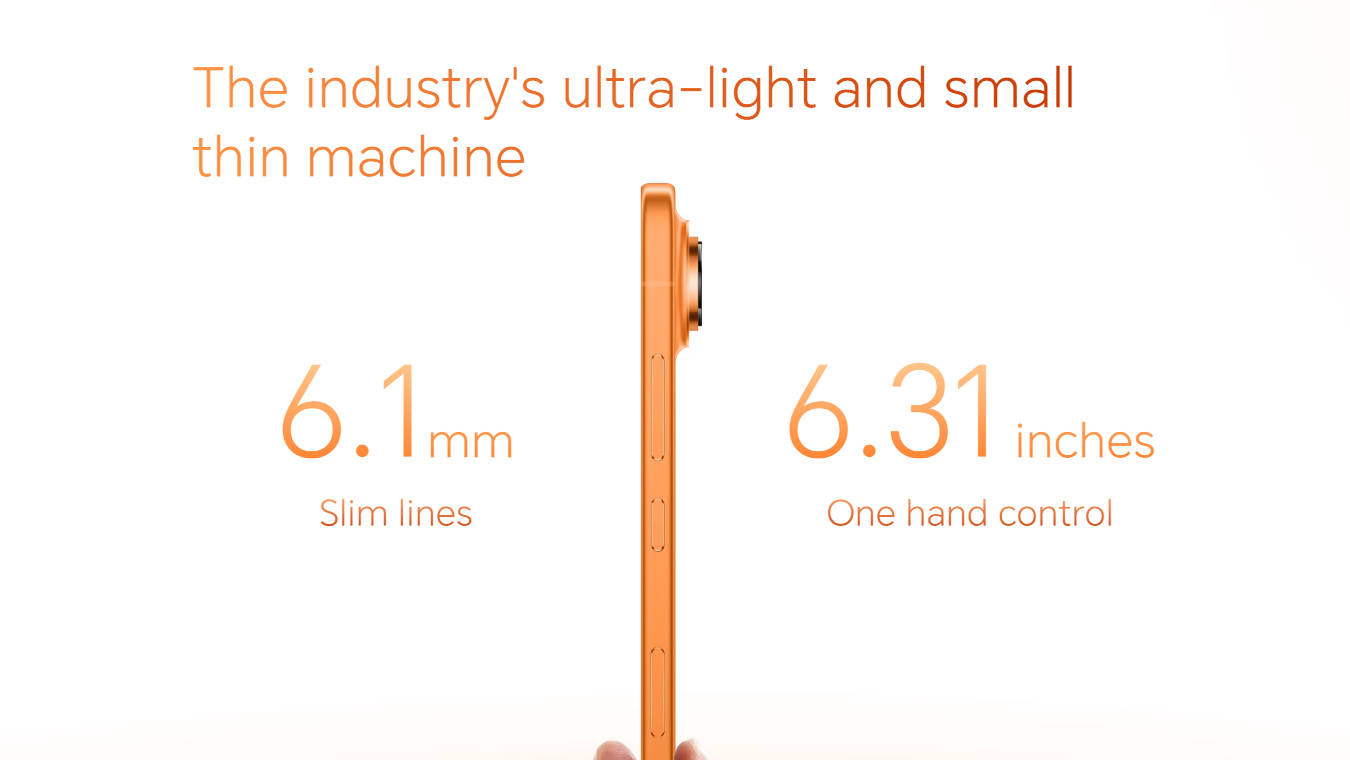 Bodi Honor Magic 8 Pro Air hanya setipis 6,1 mm, salah satu yang tertipis di industri flagship.