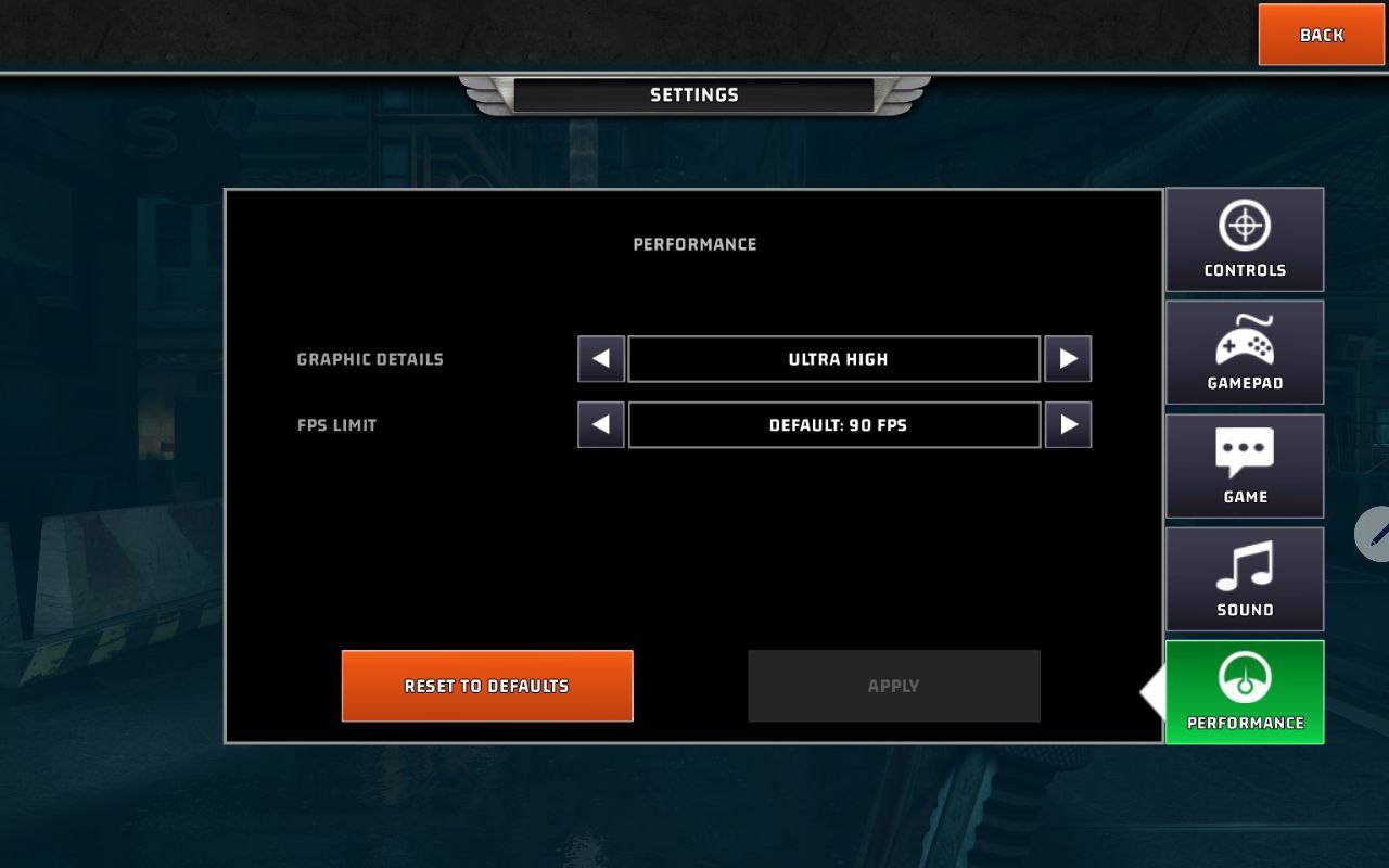 Layar Moto Pad 60 Neo mendukung refresh rate 90 Hz untuk sejumlah judul yang mendukung, misalnya seperti Dead Trigger 2.