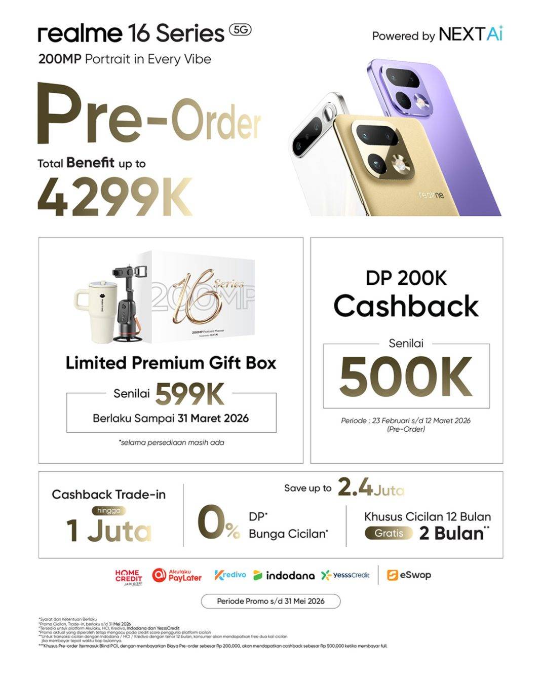 Realme 16 Series 5G Segera Masuk Indonesia, Ada Bonus Pre-order Rp 4,3 ...