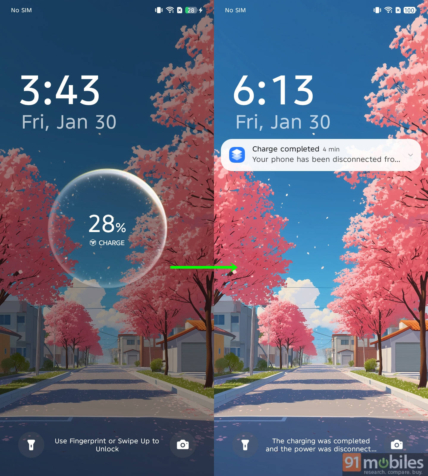 Tecno Spark Go 3 charging test