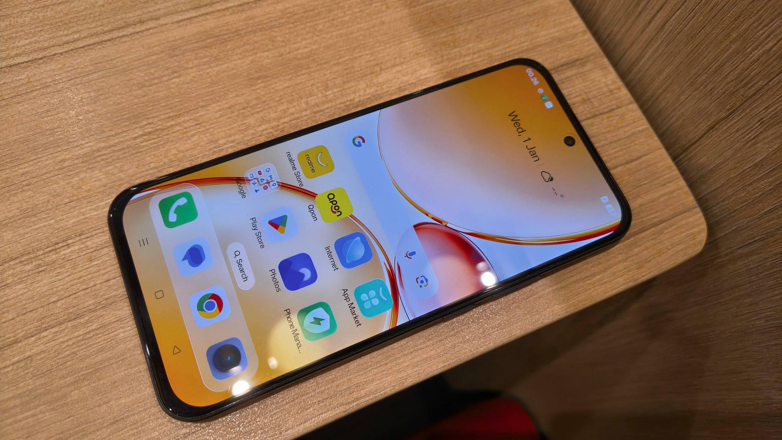 Layar Realme C85 Pro.