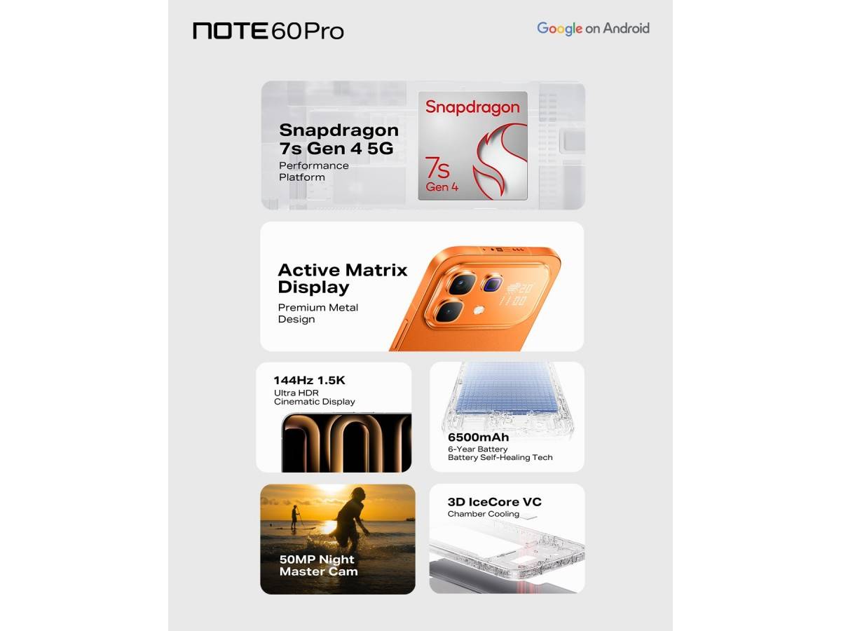 Media promosi Infinix Note 60 Pro di feed Instagram milik Infinix Nigeria, terkonfirmasi menggunakan Snapdragon 7s Gen 4.