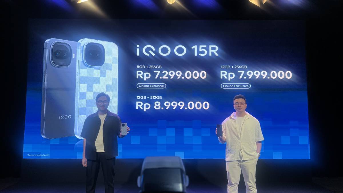 Varian memori dan harga iQoo 15R.