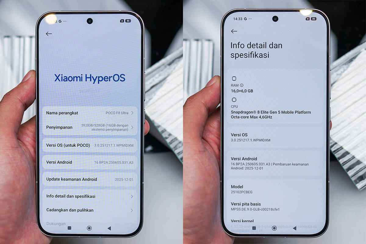 Menggenggam Poco F8 Ultra, HP Termahal dari Poco