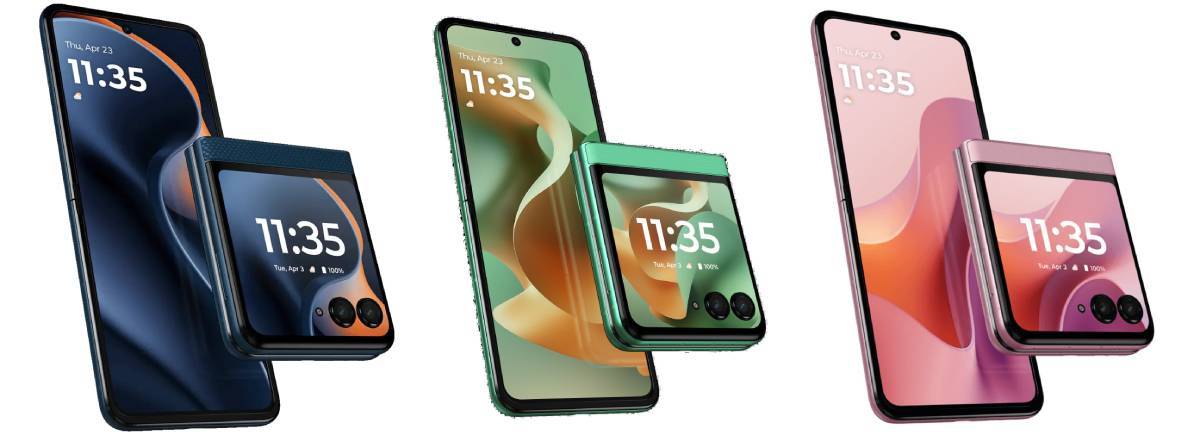Varian warna Motorola Razr 60.