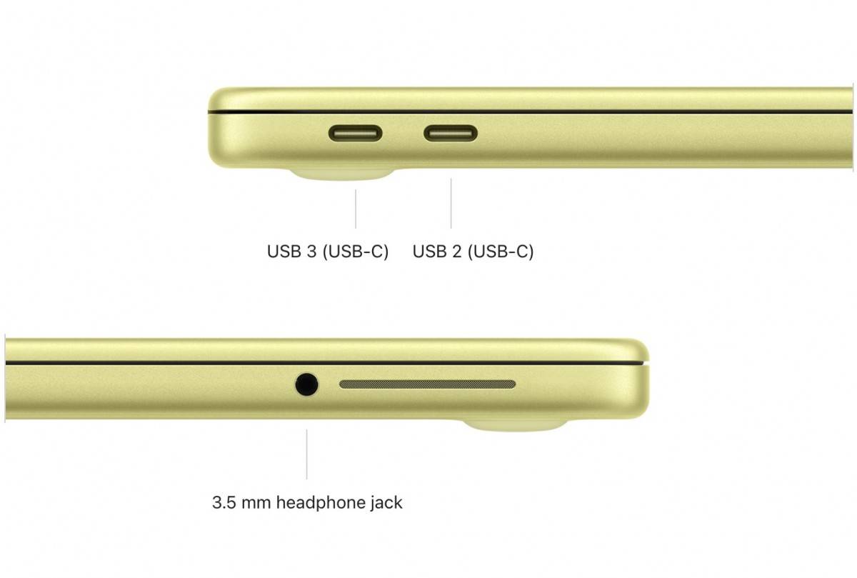 Port MacBook Neo.