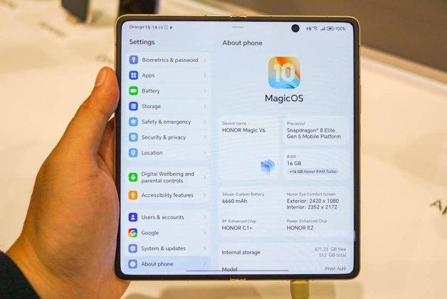 Inilah Honor Magic V6, HP Lipat Ramping Bersertifikasi IP69