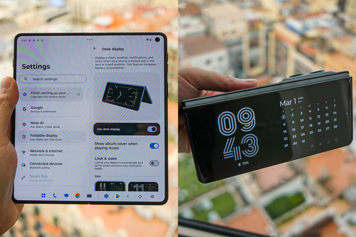 Menjajal Razr Fold, HP Lipat Book Style Pertama Motorola