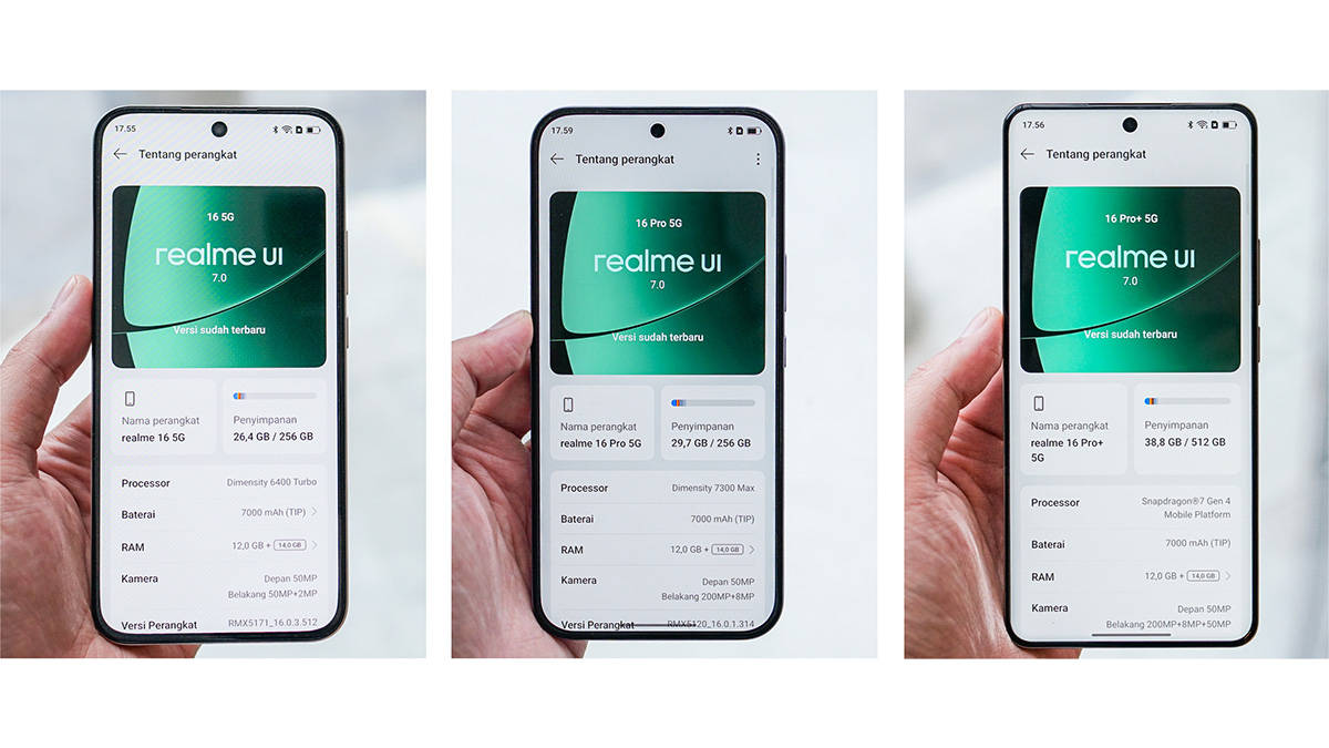 Begini Desain Baru Realme 16, 16 Pro, dan 16 Pro 5G yang Memanjakan Mata