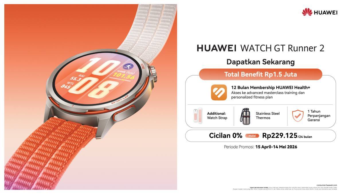 Harga Huawei Watch GT Runner 2