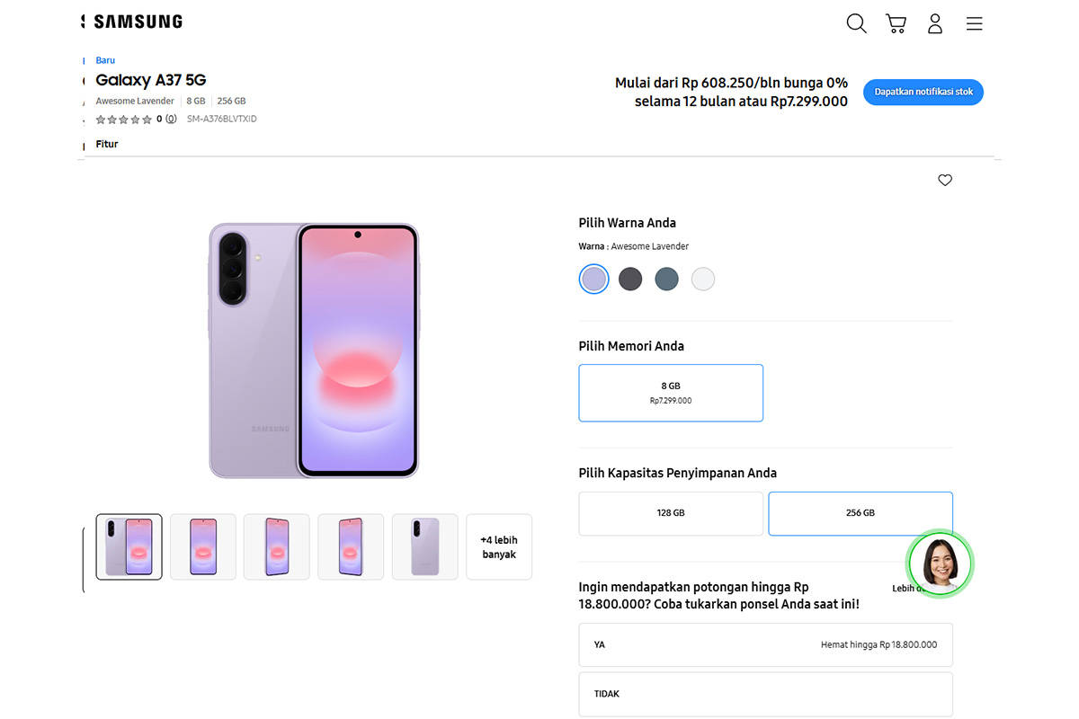 Resmi, Ini Harga Samsung Galaxy A57 dan A37 di Indonesia