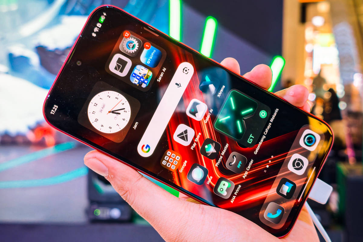 Hands-on Infinix GT 50 Pro, HP Gaming dengan Liquid Cooling dan Trigger Baru