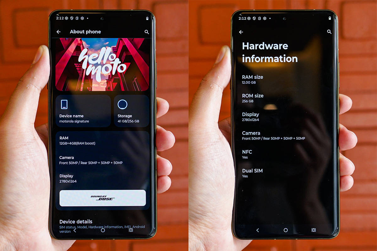 Menggenggam Motorola Signature, HP Flagship Ramping Berkamera Mumpuni
