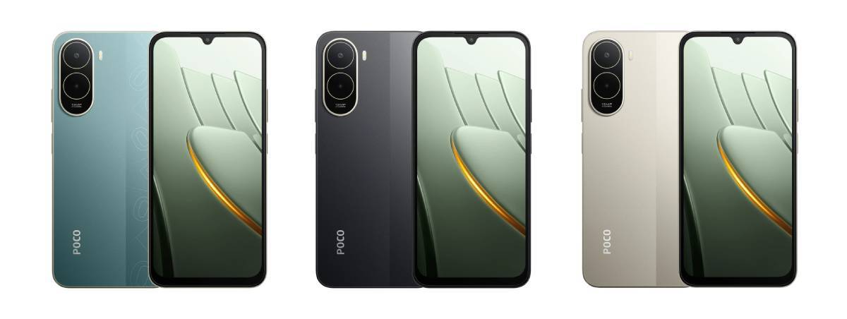 Varian warna Poco C81 Pro di Indonesia.