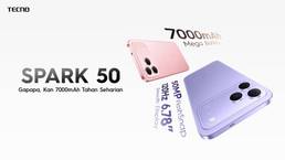 Tecno Spark 50 Resmi Masuk Indonesia, HP Rp 2 Jutaan Berbaterai 7.000 MAh Thumbnail