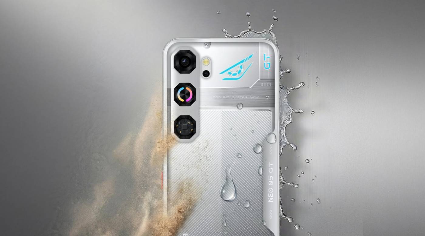 Nubia Neo 5 GT tersertifikasi IP64 untuk sebagian besar bodinya.