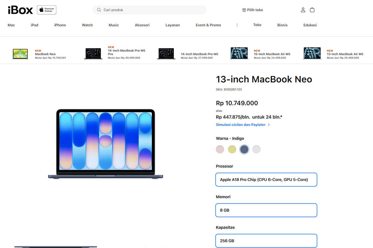 MacBook Neo Naik Harga, Sekarang Jadi Mahal