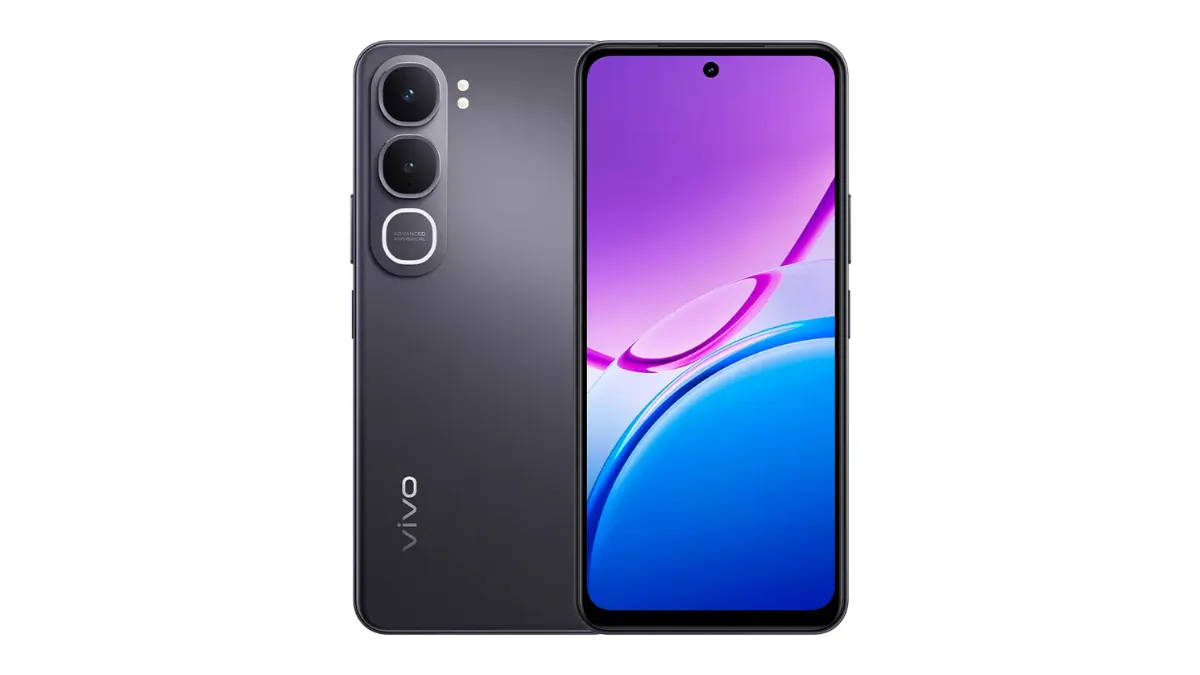 Vivo Y31s 5G varian warna hitam.