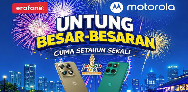 Motorola Signature hingga Razr 60 Didiskon di Jakarta Fair 2026, Ini Daftarnya