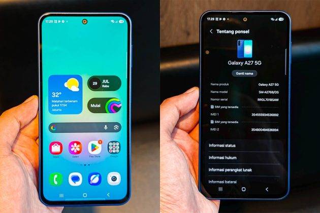 Samsung Galaxy A27 5G Punya Desain Baru, Begini Tampilannya