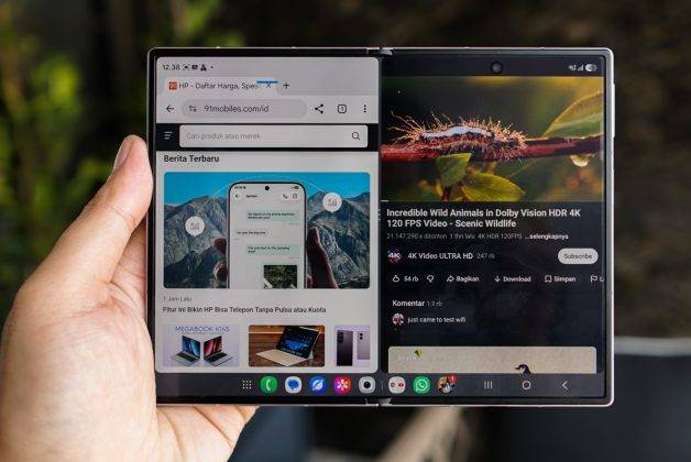 Tampilan Lengkap Samsung Galaxy Z Fold 8, HP Lipat Imut Berbentuk Unik
