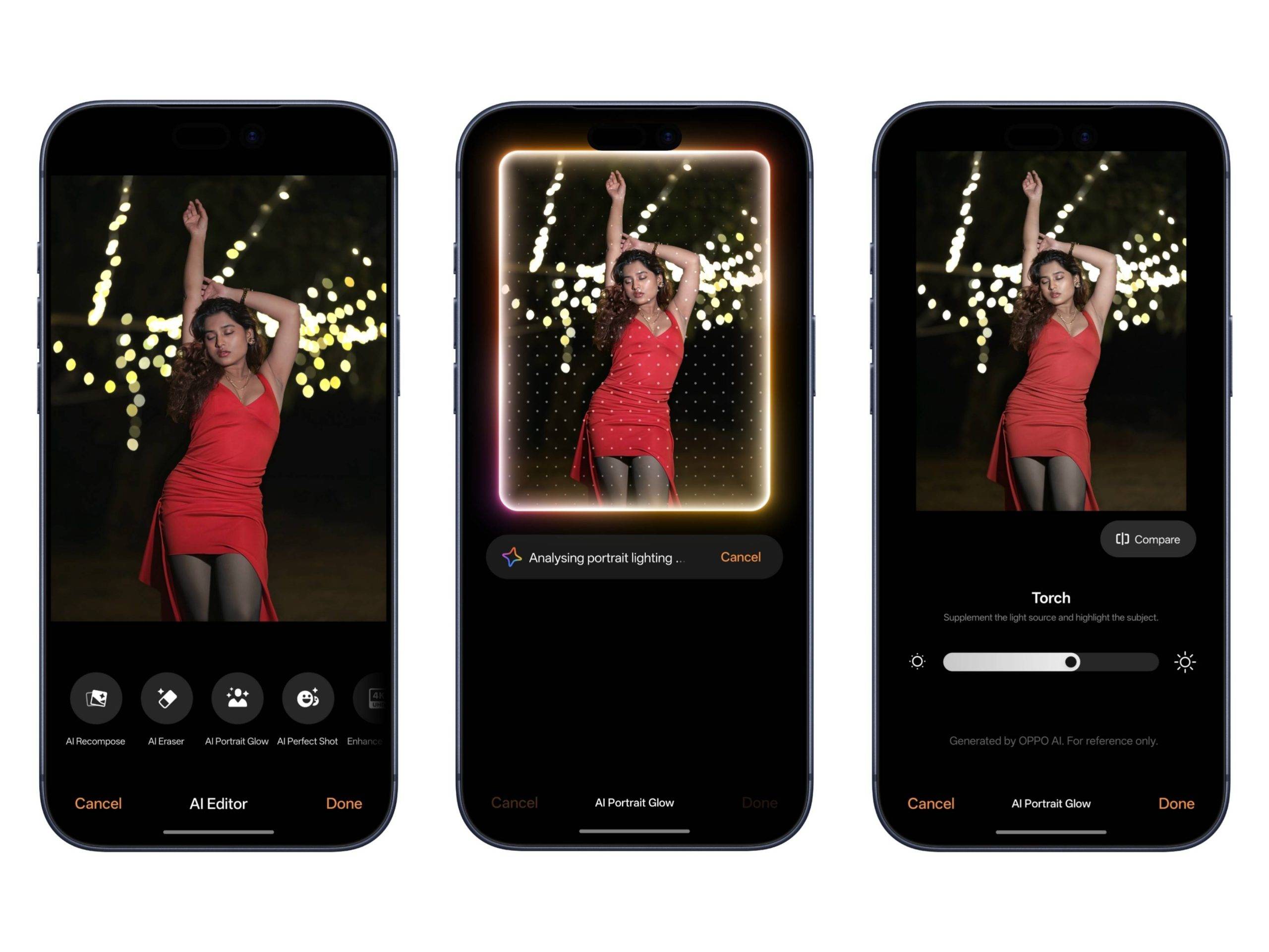 Oppo AI Portrait Glow
