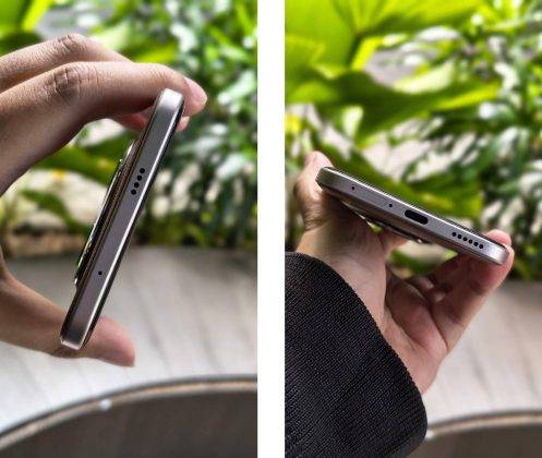 Tampilan atas dan bawah Redmi Note 15 Pro Plus.