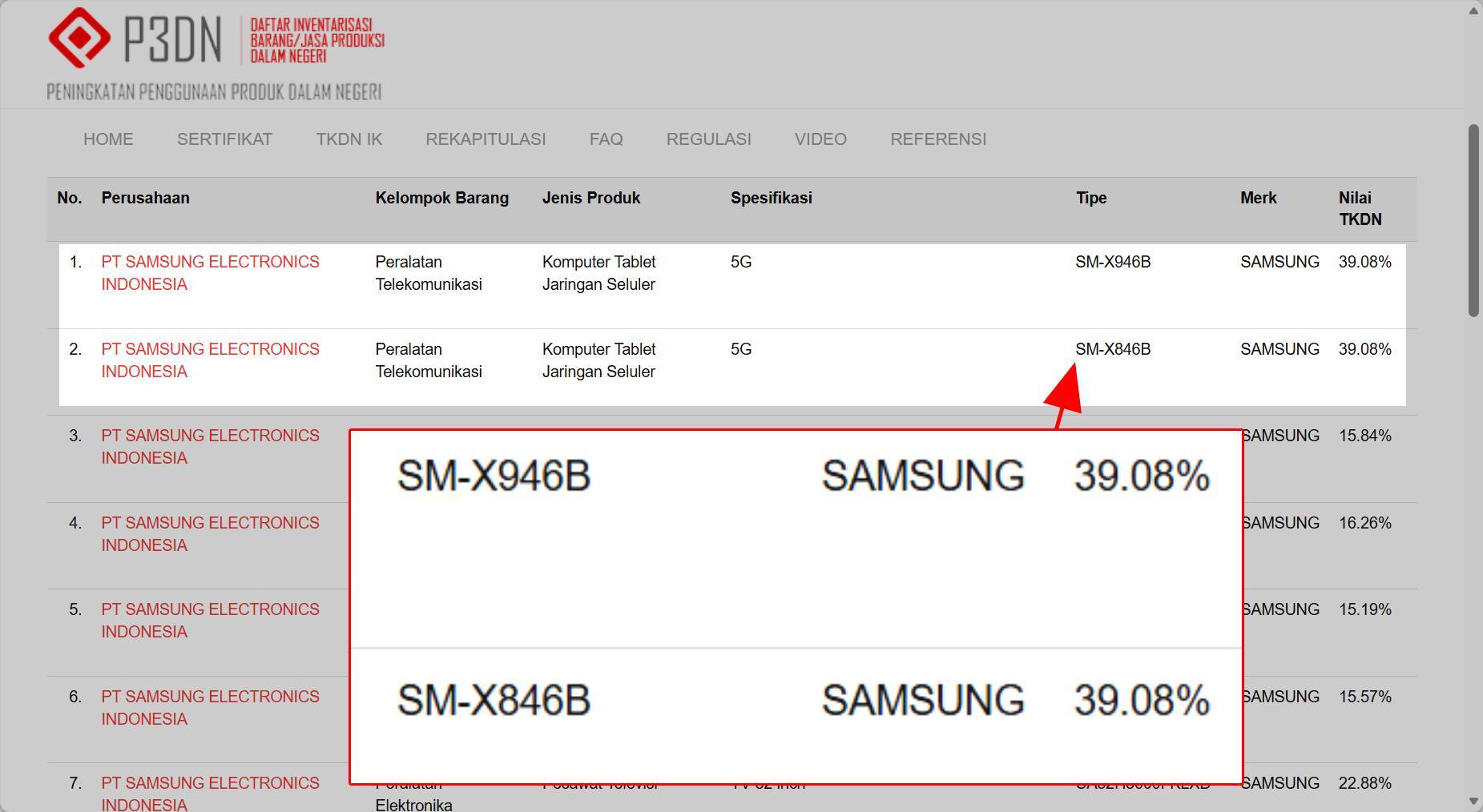 Galaxy Tab S12 Plus dan Ultra muncul di TKDN Kemenperin.