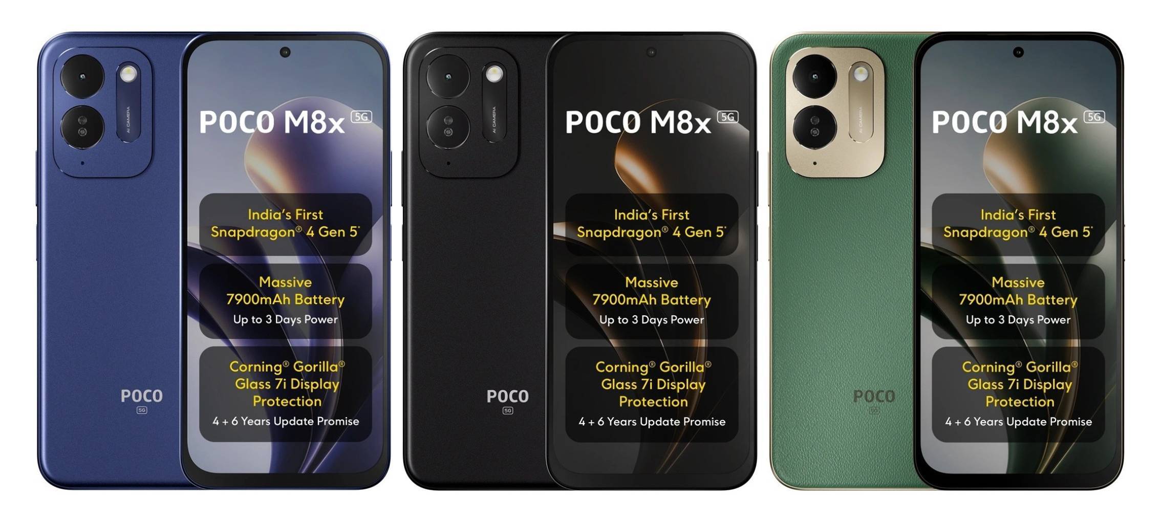 Varian warna Poco M8x.
