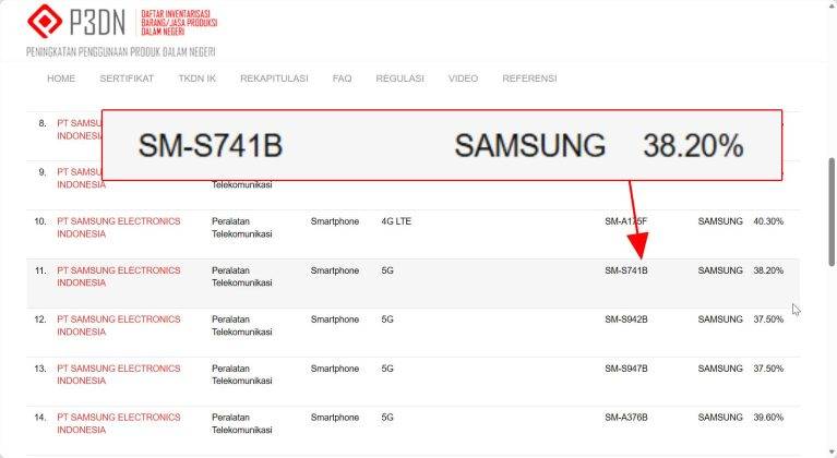 Samsung Galaxy S26 FE muncul di laman P3DN Kemenperin, bakal segera rilis di Indonesia?