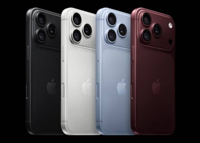 Varian warna iPhone 18 Pro dan Pro Max: Black, Silver, Glacier, Burgundy.