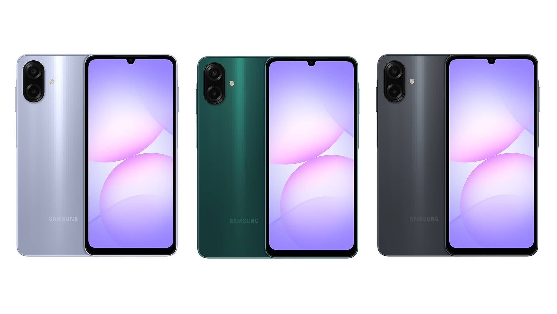 Varian warna Galaxy A07s.