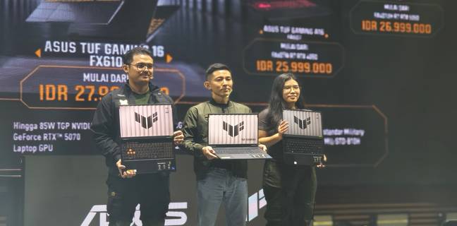 Asus Indonesia Rilis TUF Gaming 16 (FX610), Ini Harga dan Spesifikasinya Asus Indonesia Rilis TUF Gaming 16 (FX610), Ini Harga dan Spesifikasinya