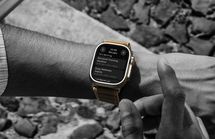 Fitur Siri Recap pada Apple Watch Ultra 4.