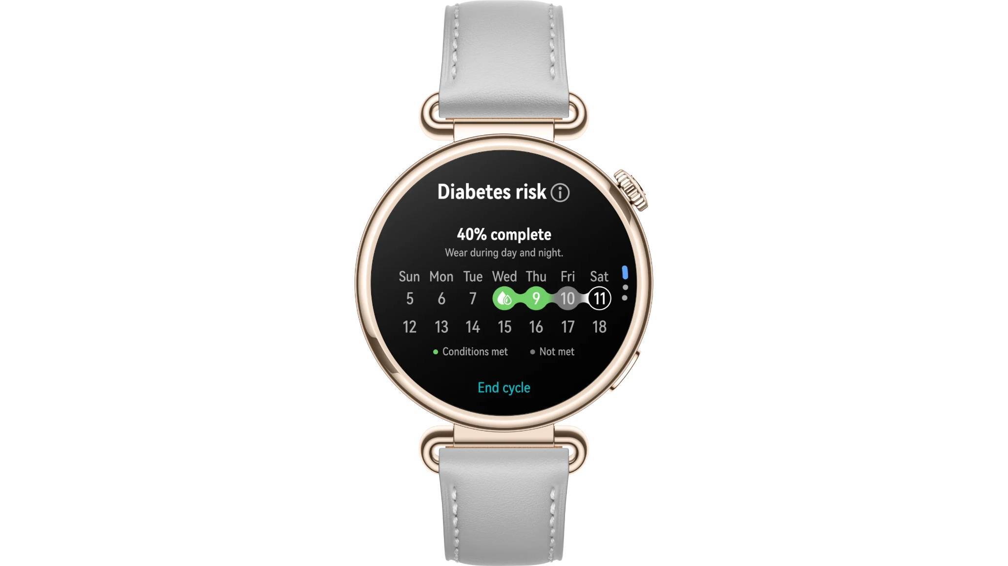 Huawei Watch GT 7 Series menyediakan fitur pemantauan risiko diabetes.