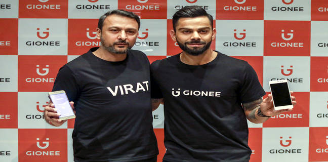 विराट कोहली बने जियोनी के ब्रांड ऐम्बेसडर