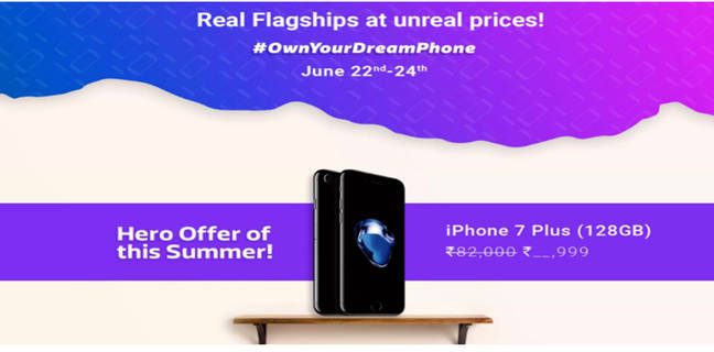 अपना ड्रीम फोन पाने का सबसे बेहतरीन मौका, आईफोन 7प्लस पर 22,000 रुपये की छूट के साथ और भी बहुत कुछ