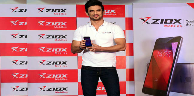 सुशांत सिंह राजपूत बने ज़ियॉक्स के ब्रांड एम्बेसडर, लॉन्च किया डुअल सेल्फी कैमरे वाला स्मार्टफोन